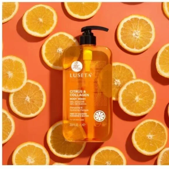 NWT Luseta Citrus & Collagen Energizing Hydrating Body Wash 33.8 fl oz - Picture 8 of 12